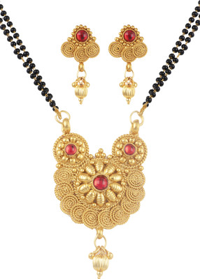 FFC-FASHION FOR CHOICE Alloy Gold-plated Gold Jewellery Set(Pack of 1)