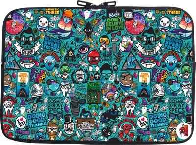 theskinmantra 13 inch Expandable Sleeve/Slip Case(Multicolor)