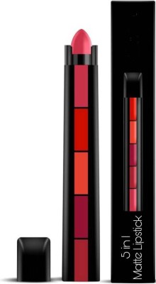 LARA KOSSLER Beauty FAB 5IN1 Waterproof& Long Lasting Lipstick For Use Girls & Women(Red, 30 g)