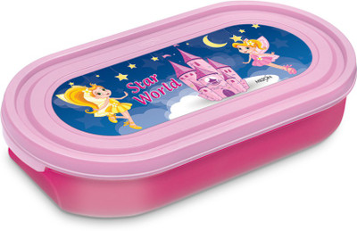 MILTON LITTLE MUNCH PINK 2 Containers Lunch Box(400 ml)