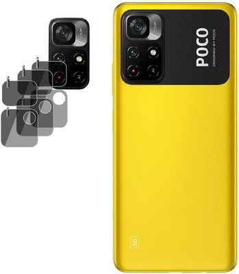 XAZE Back Camera Lens Glass Protector for POCO M4 Pro 5G(Pack of: 3)