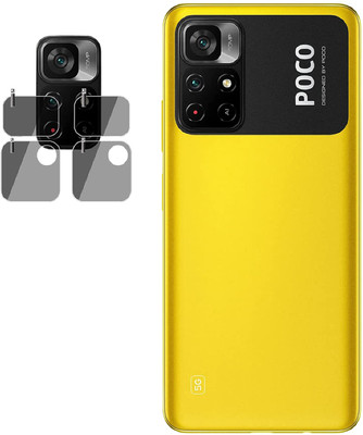 XAZE Back Camera Lens Glass Protector for POCO M4 Pro 5G(Pack of: 2)