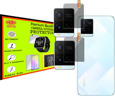 DAFFIN Back Camera Lens Glass Protector for VIVO Y21E(Pack of: 2)