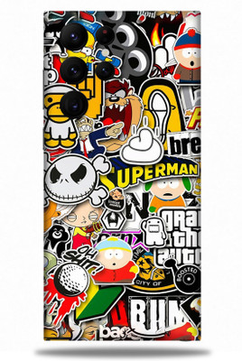 WeCre8 Skin's Samsung Galaxy S22 Ultra, Sticker Bombing Mobile Skin(Multicolor)