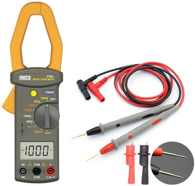 MECO Instrument 3150+ Manual Ranging 3 1/2 Digit Data hold APODigital ClampMeter_1 year warranty Digital Multimeter(Grey 3200 Counts) MECO Instrument 3150+ Manual Ranging 3 1/2 Digit Data hold APODigital ClampMeter_1 year warranty Digital Multimeter(Grey 3200 Counts)