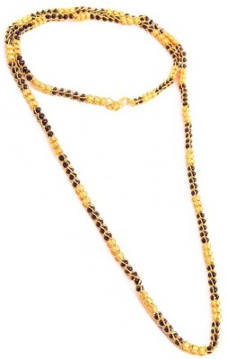 TIRUPATI Fashion 1 Gram Micro Traditional Designer Fashion Jewellery Daily Mangalsutra Beads Gold-plated Plated Alloy Chain