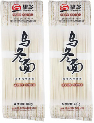 SAKURA Udon Noodles, 300g, Pack of 2 Instant Noodles Vegetarian(2 x 150 g)