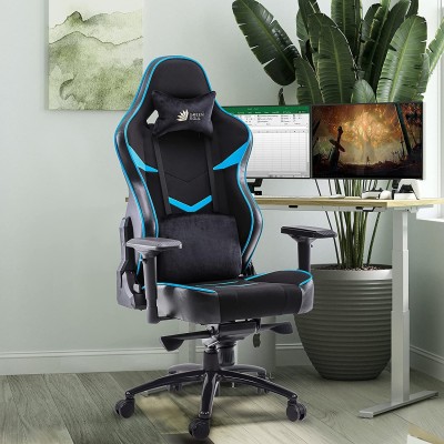 GREEN SOUL Monster Ult. (T) Multi-Functional Ergonomic |Gaming & WFH|Supreme Comfort Gaming Chair(Black, Blue)