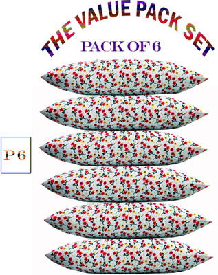 PALVIT Microfibre Abstract Sleeping Pillow Pack of 6(PRINTED)