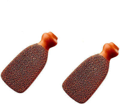 Turtulsgroup Turtuls Group Terracotta Dead Skin Remover Foot Scrubber set of-2