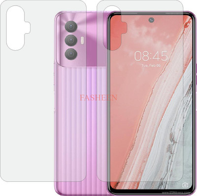 Fasheen Back Screen Guard for TECNO SPARK 8 PRO KG8(Pack of 2)