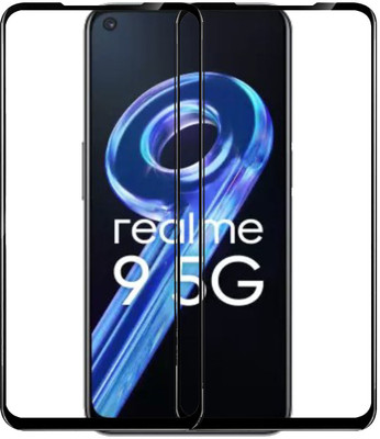 NKCASE Edge To Edge Tempered Glass for Realme 9 5G(Pack of 2)
