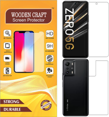 wooden craft Front and Back Screen Guard for Infinix Zero 5G {Flexible}, X6815, X6815B, Zero 5G(Pack of 2)