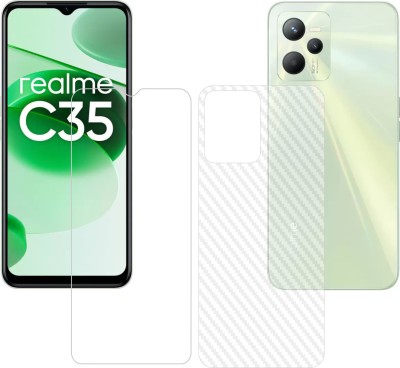 Ten To 11 Front and Back Screen Guard for Realme C35(Pack of 2)