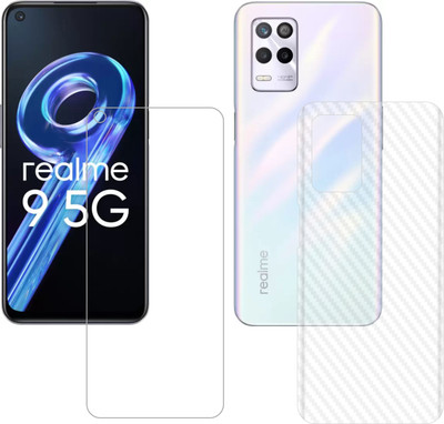 Vatsin Front and Back Tempered Glass for Realme 9 5G(Pack of 2)
