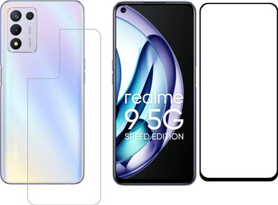 Vatsin Front and Back Tempered Glass for Realme 9 5G SE(Pack of 2)