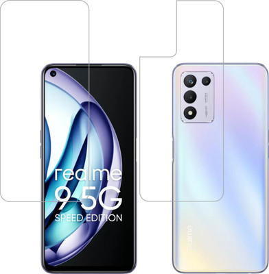 Vatsin Front and Back Tempered Glass for Realme 9 5G SE(Pack of 2)