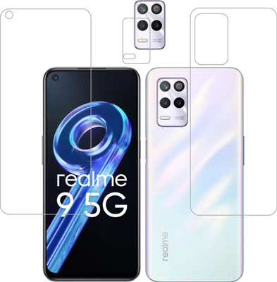 Vatsin Front and Back Tempered Glass for Realme 9 5G(Pack of 3)