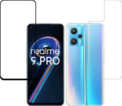 Vatsin Front and Back Tempered Glass for Realme 9 Pro(Pack of 2)