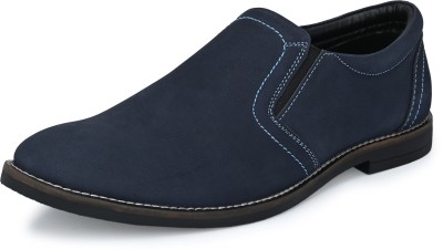 AUSERIO Genuine Leather Formal Shoes Light|Comfort|Trendy|Premium Shoes Slip On For Men(Blue)