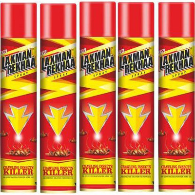 Laxman Rekha Multi Insects Killer Spray 300ml Fresh(5 x 300 ml)
