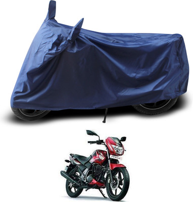 PAGORA Two Wheeler Cover for TVS(Flame SR125, Blue)