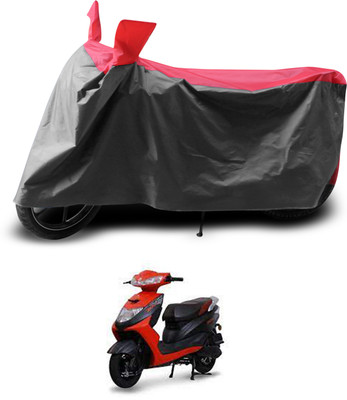 PAGORA Two Wheeler Cover for Ampere(Zeal, Grey, Red)