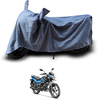 PAGORA Two Wheeler Cover for Hero(Passion Xpro, Grey)