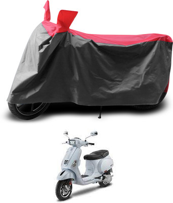 PAGORA Two Wheeler Cover for Piaggio(Vespa SXL, Grey, Red)
