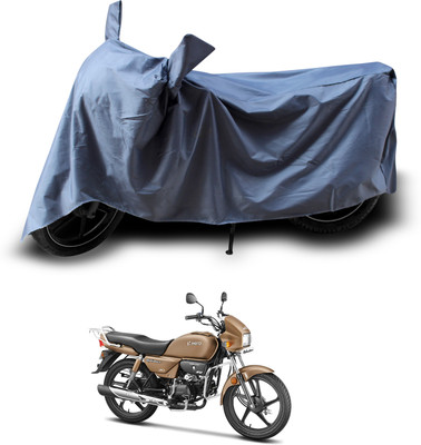 PAGORA Two Wheeler Cover for Hero(Splendor Plus, Grey)