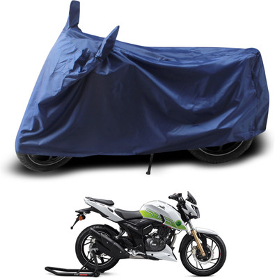 PAGORA Two Wheeler Cover for TVS(Apache RTR 200 Fi E100, Blue)