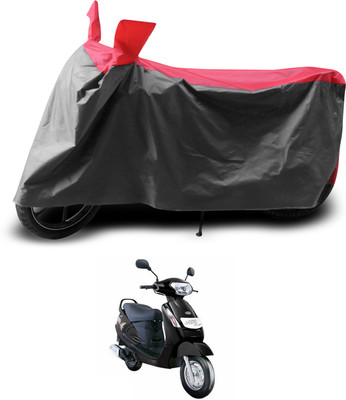 PAGORA Two Wheeler Cover for Mahindra(Duro DZ, Grey, Red)