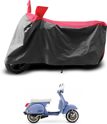 PAGORA Two Wheeler Cover for LML(Star Euro 150, Grey, Red)