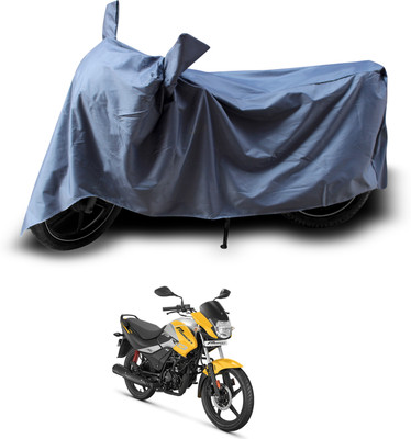 PAGORA Two Wheeler Cover for Hero(Passion Plus, Grey)