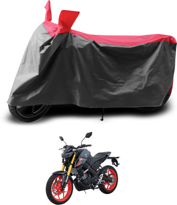 PAGORA Two Wheeler Cover for Yamaha(MT 15, Grey, Red)