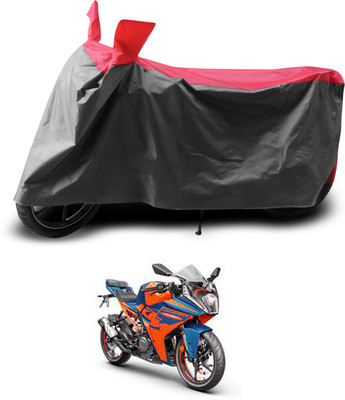 PAGORA Two Wheeler Cover for KTM(RC 390, Grey, Red)