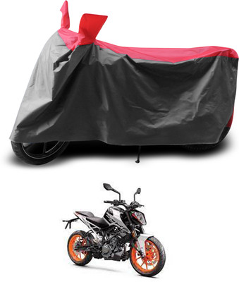 PAGORA Two Wheeler Cover for KTM(200 Duke, Grey, Red)