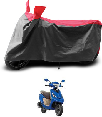 PAGORA Two Wheeler Cover for TVS(Zest, Grey, Red)