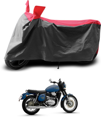 PAGORA Waterproof Two Wheeler Cover for JAWA(Forty Two, Grey, Red)