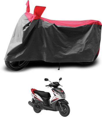 PAGORA Two Wheeler Cover for Yamaha(Ray Z, Grey, Red)
