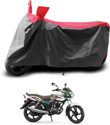 PAGORA Two Wheeler Cover for TVS(Star City, Grey, Red)