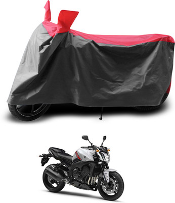 PAGORA Two Wheeler Cover for Yamaha(FZ25, Grey, Red)