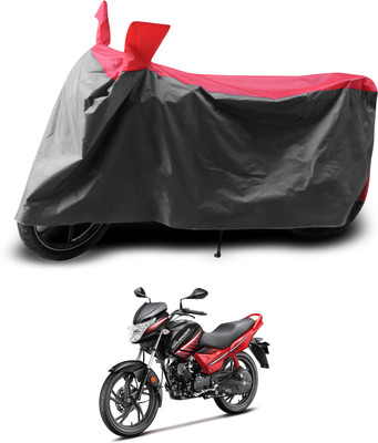 PAGORA Two Wheeler Cover for Hero(Glamour i3s, Grey, Red)