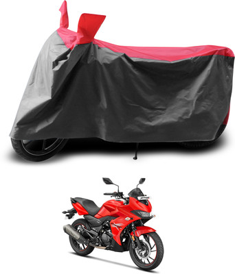 PAGORA Two Wheeler Cover for Hero(MotoCorp Xtreme 200S, Grey, Red)