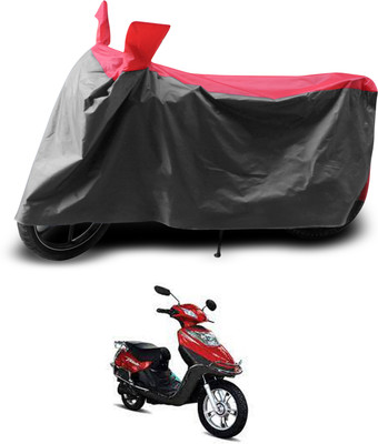 PAGORA Two Wheeler Cover for Hero(Electric Flash, Grey, Red)