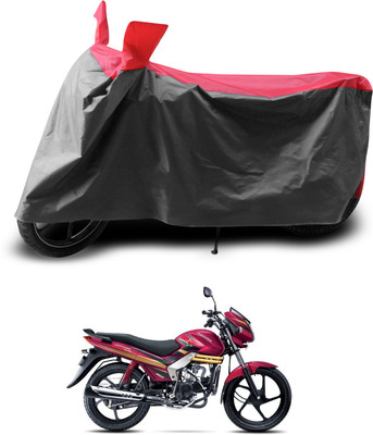 PAGORA Two Wheeler Cover for Mahindra(Centuro Rockstar, Grey, Red)