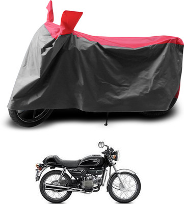 PAGORA Two Wheeler Cover for Hero(Splendor Pro Classic, Grey, Red)