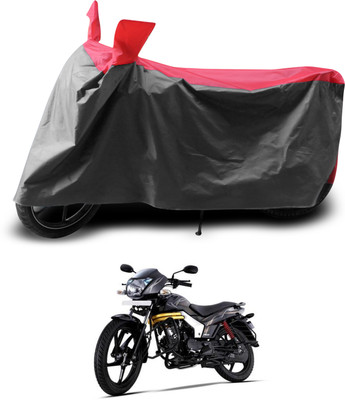 PAGORA Two Wheeler Cover for Mahindra(Centuro, Grey, Red)