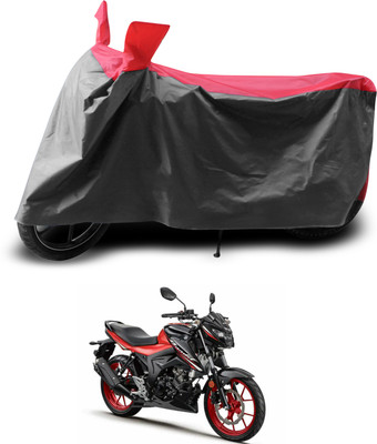 PAGORA Two Wheeler Cover for Suzuki(Bandit, Grey, Red)