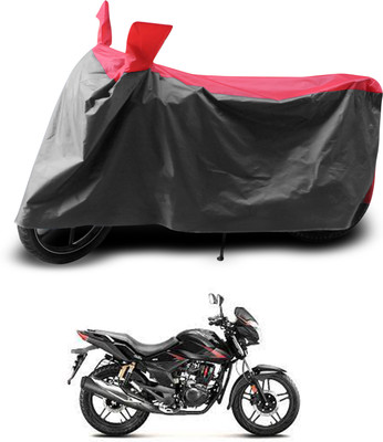 PAGORA Two Wheeler Cover for Hero(CBZ Extreme, Grey, Red)